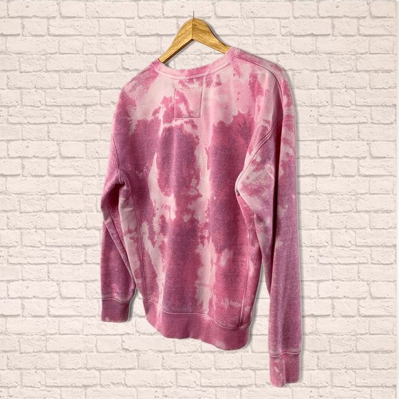BRAND NEW! GOOD DAY BLEACHED TIE-DYE SWEATSHIRT - Picture 2 of 3